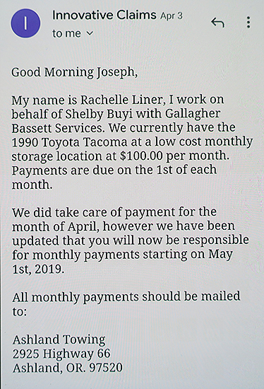 Innovative Claims Fake Name